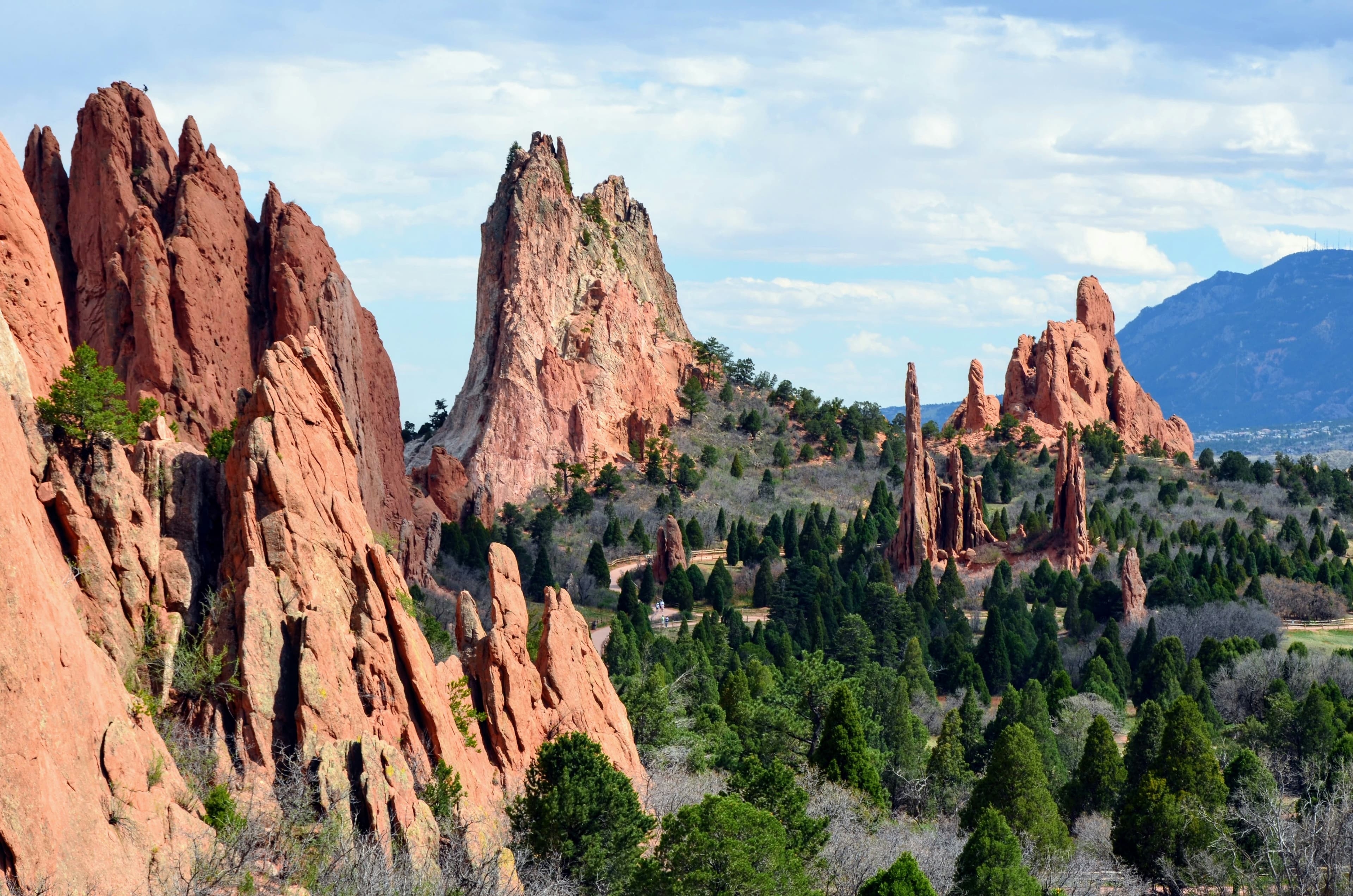 Colorado Springs city background