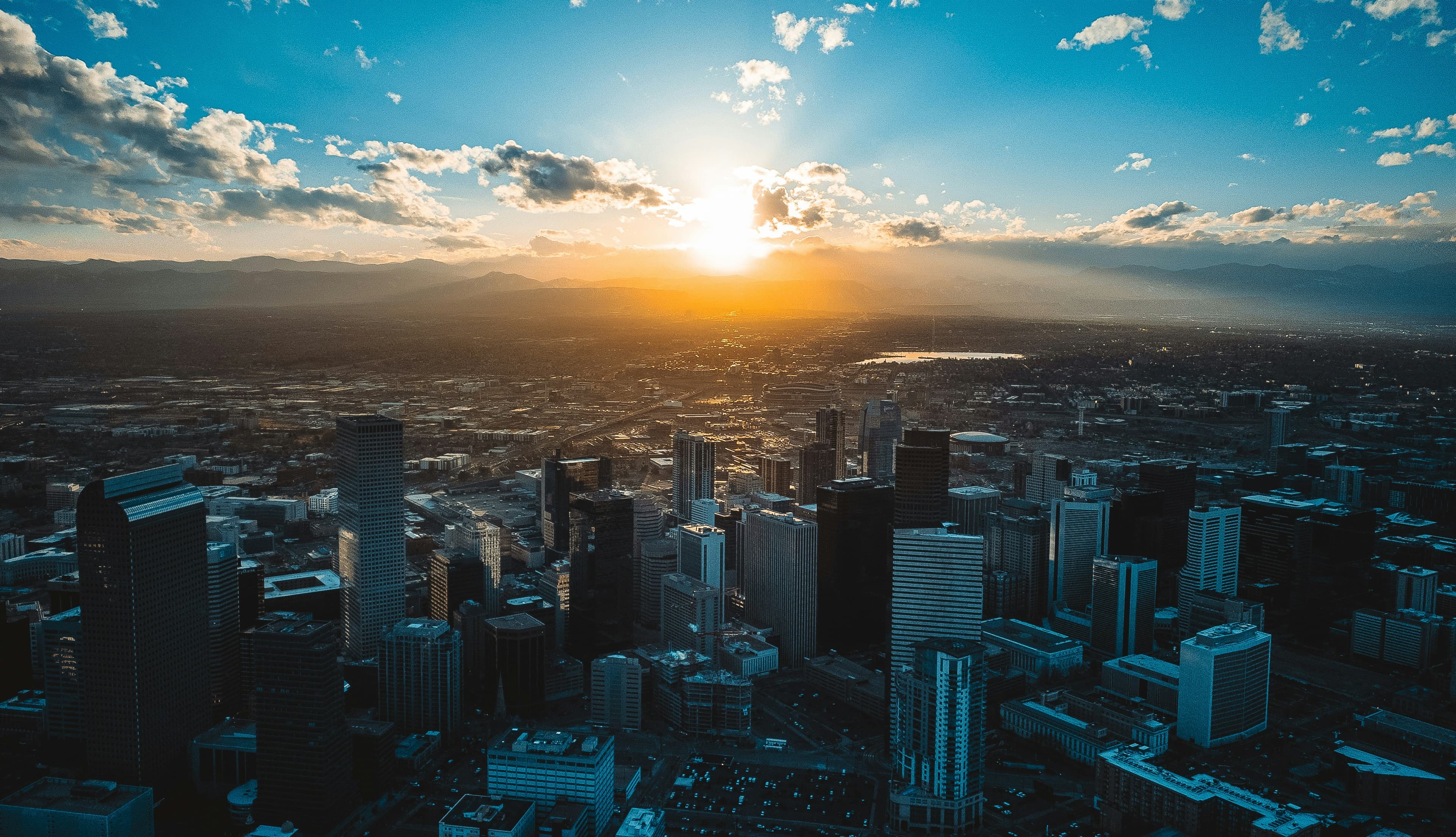 Denver city background
